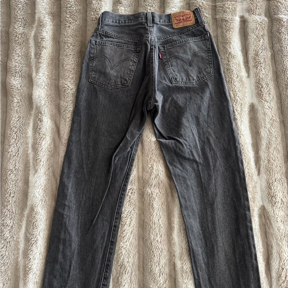 Levi's Charcoal Denim Jeans - Picture 2 of 3